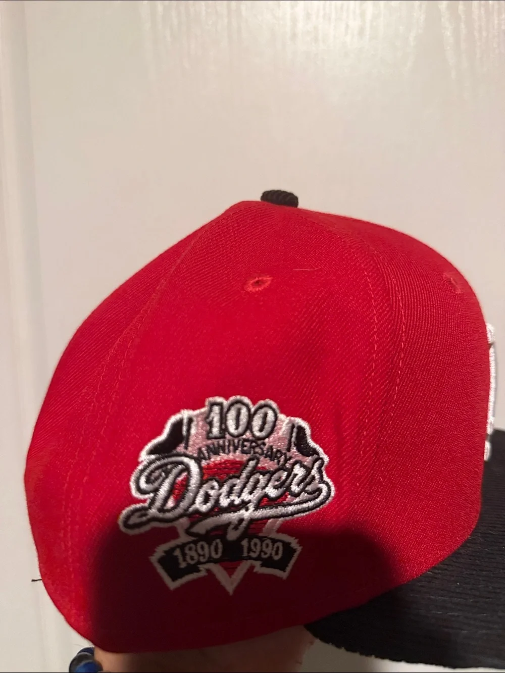 Red and Black LA  dodgers Cap size 71/8